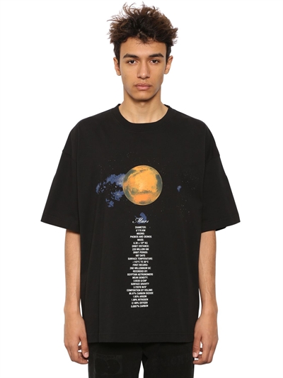Vetements Oversized Planet Printed 