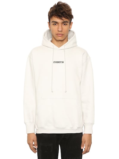 vetements reverse hoodie