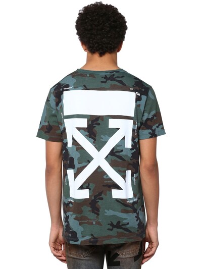 off white military t shirt