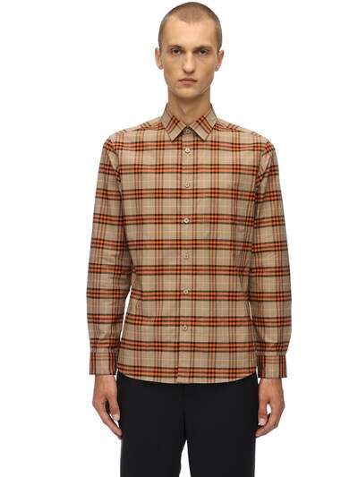 burberry shirt orange