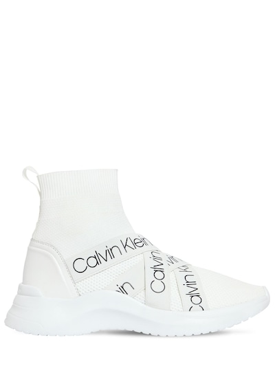 calvin klein white sneakers