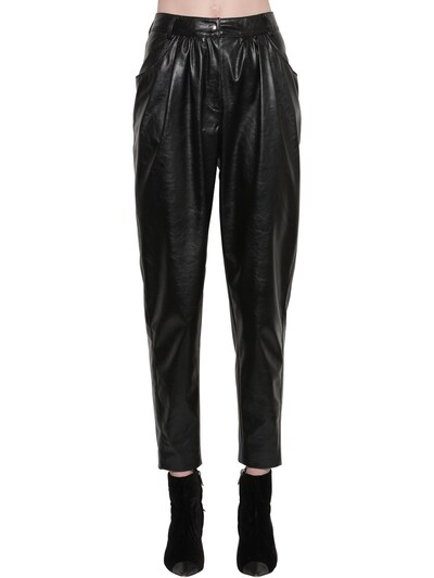 msgm leather pants