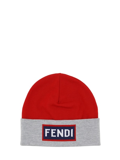 red fendi beanie