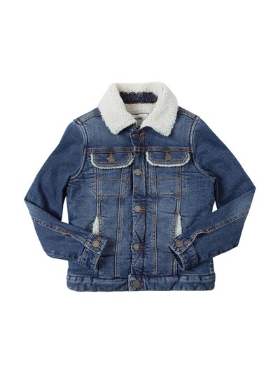 shearling denim jacket