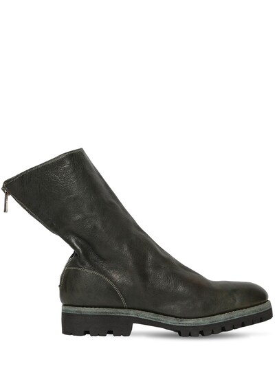 GUIDI 788V LEATHER ANKLE BOOTS 
