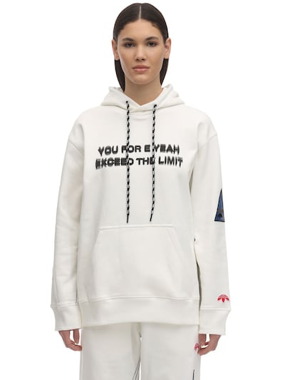 alexander wang adidas white hoodie