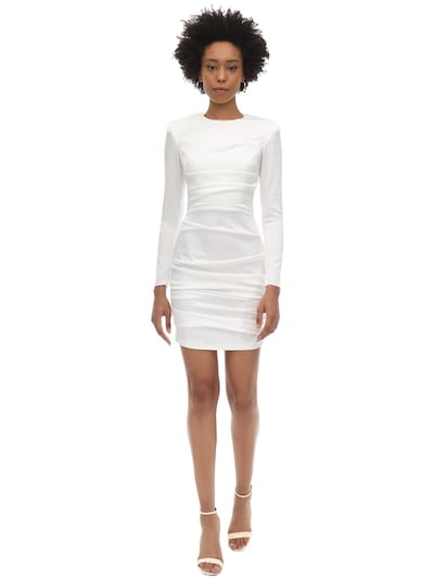 alex perry white mini dress