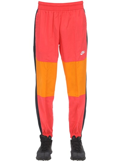 nike red track pants