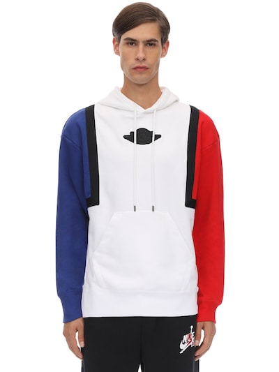 red white and blue nike sweater