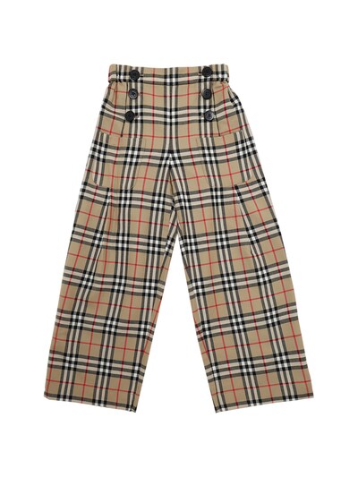 burberry check pants