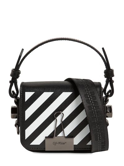 off white leather shoulder bag