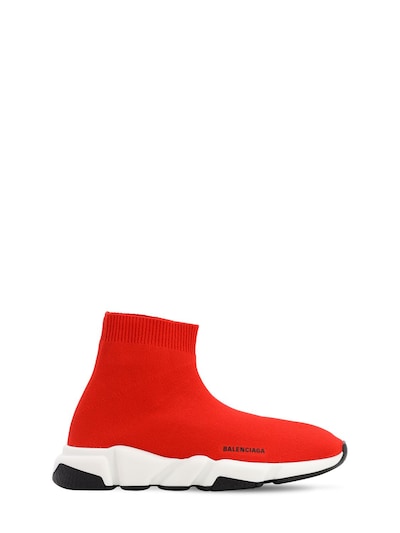 Balenciaga - Knit sock sneakers - Red 