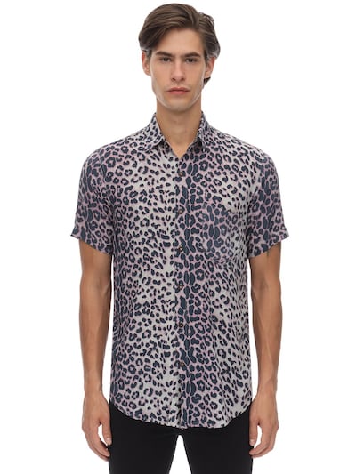 The People Vs Prarie Printed Rayon Stevie Shirt In Multicolor