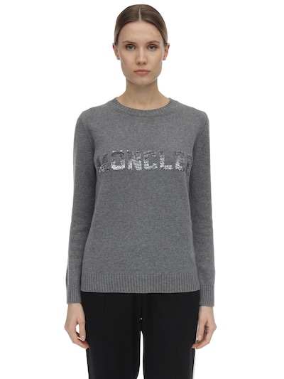 moncler logo sweater