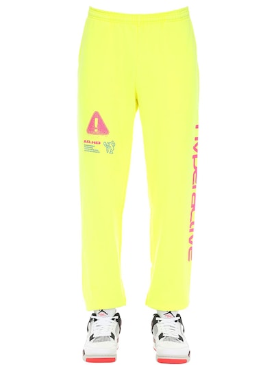 yellow sweatpants