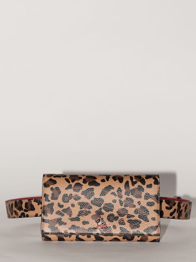 Christian Louboutin Lvr Exclusive Boudoir Leather Belt Bag In Leopard