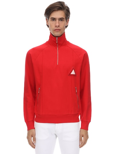 Gr Uniforma X Diesel Red Tag Logo Jersey Sweatshirt In Red | ModeSens