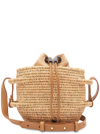 Khokho Thembi Woven Basket Bag In Natural