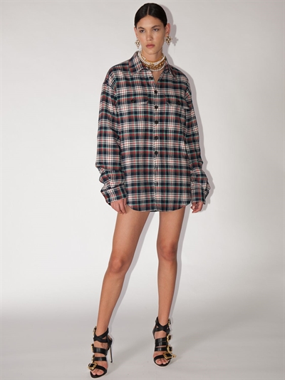 Camicia lvr Exclusive In Cotone Check Dsquared2 Donna Luisaviaroma