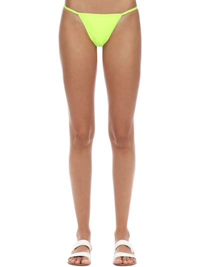 Sahara Ray Swim Cindy Spandex Bikini Bottoms In Yellow