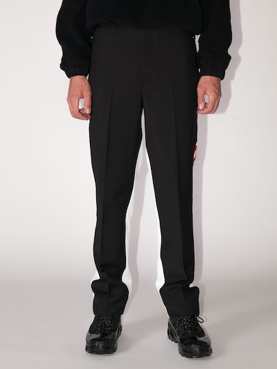 BURBERRY LOGO WOOL & MOHAIR trousers,70IXE8002-QTEXODK1