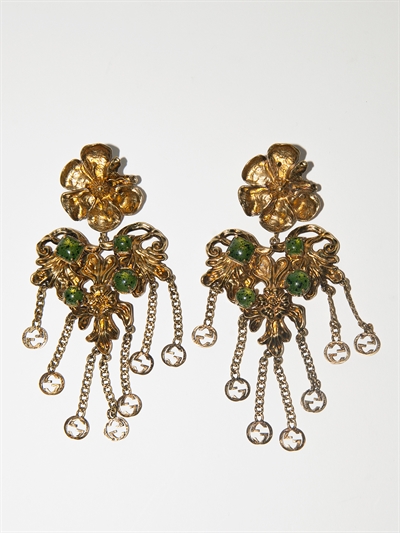 gucci floral earrings