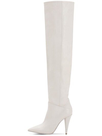 off white knee boots