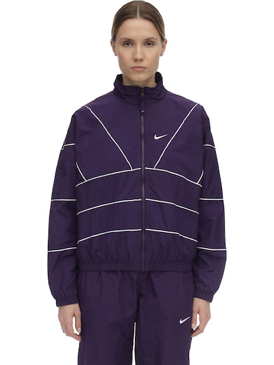 nike nrg track jacket purple
