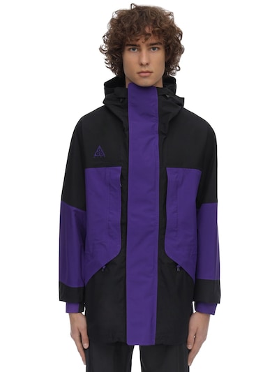 nike acg gore tex jacket purple