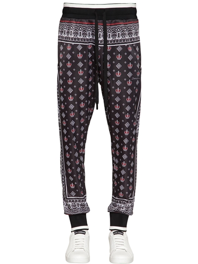 black white track pants