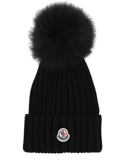 moncler hat black womens