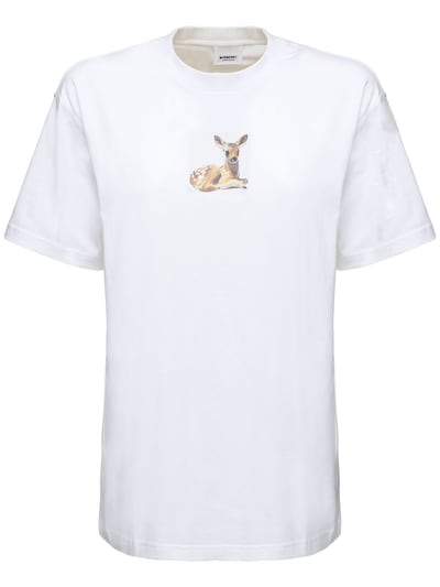 Bambi print cotton jersey t-shirt 