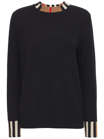 burberry sweater black