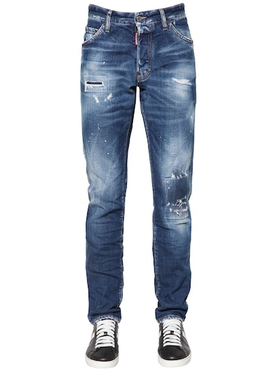 16.5cm cool guy cotton denim jeans 