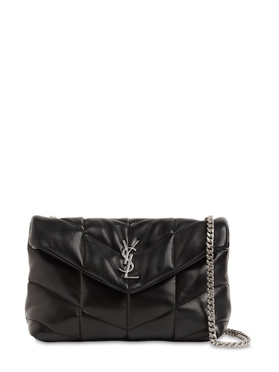 Mini puffer loulou leather bag - Saint Laurent - Women
