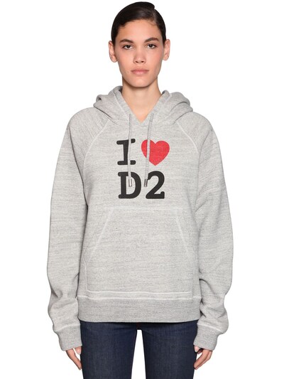 dsquared2 hoodie grey