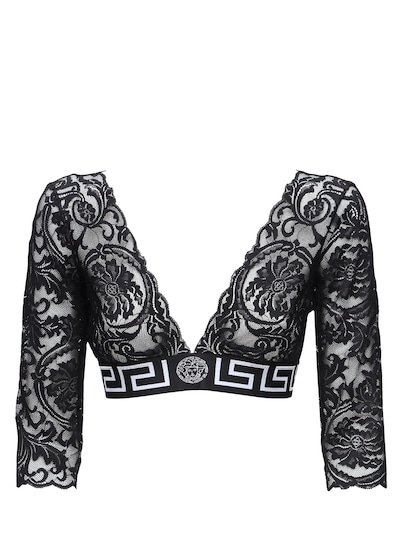 versace lace top