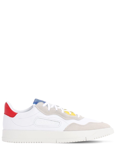 adidas originals sc premiere sneakers in white
