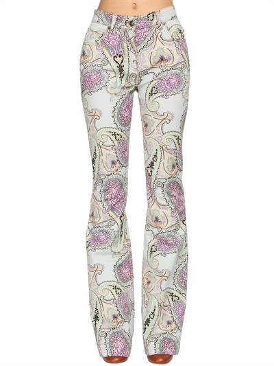 flared jeans print