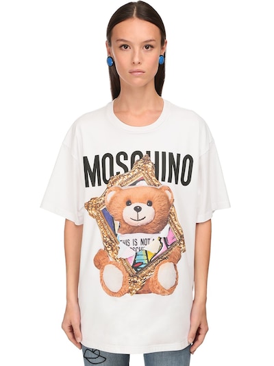 Moschino - T-shirt oversize en jersey 