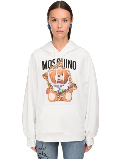 moschino oversized hoodie