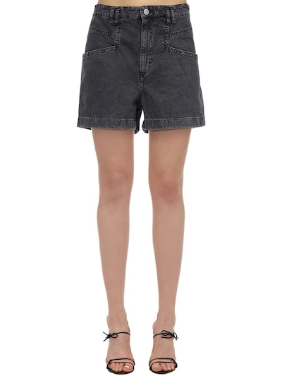 isabel marant denim shorts