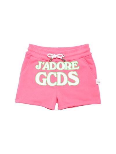 pink sweat shorts