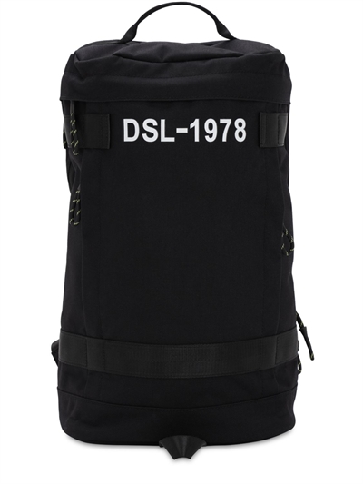 diesel canvas backpack