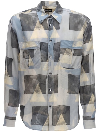 giorgio armani printed shirts