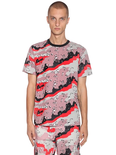 camouflage print t shirt