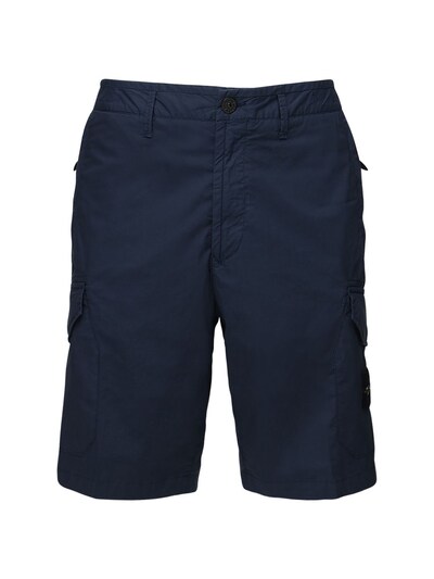 stone island navy cargo shorts