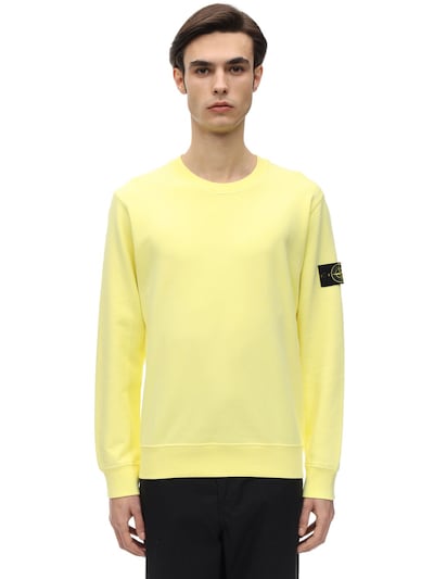 stone island lemon sweatshirt