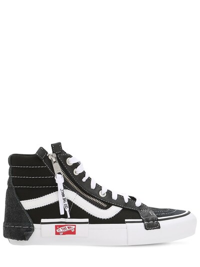 vans hi cut black