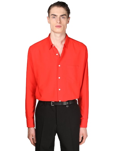 formal shirt red